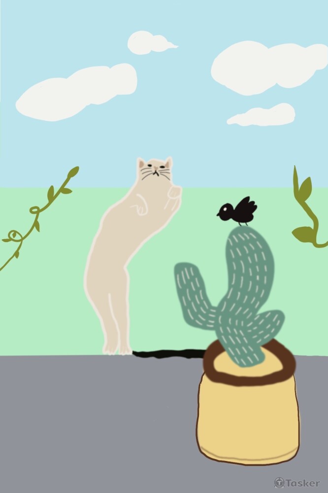 我與我的貓-水喵喵