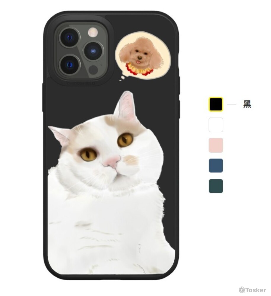 此為手機殼版本，若需要製作手機殼用圖，需附上您的手機型號及手機殼款式圖。