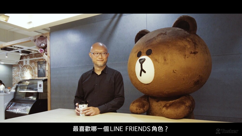 LINE總經理快問快答一鏡到底