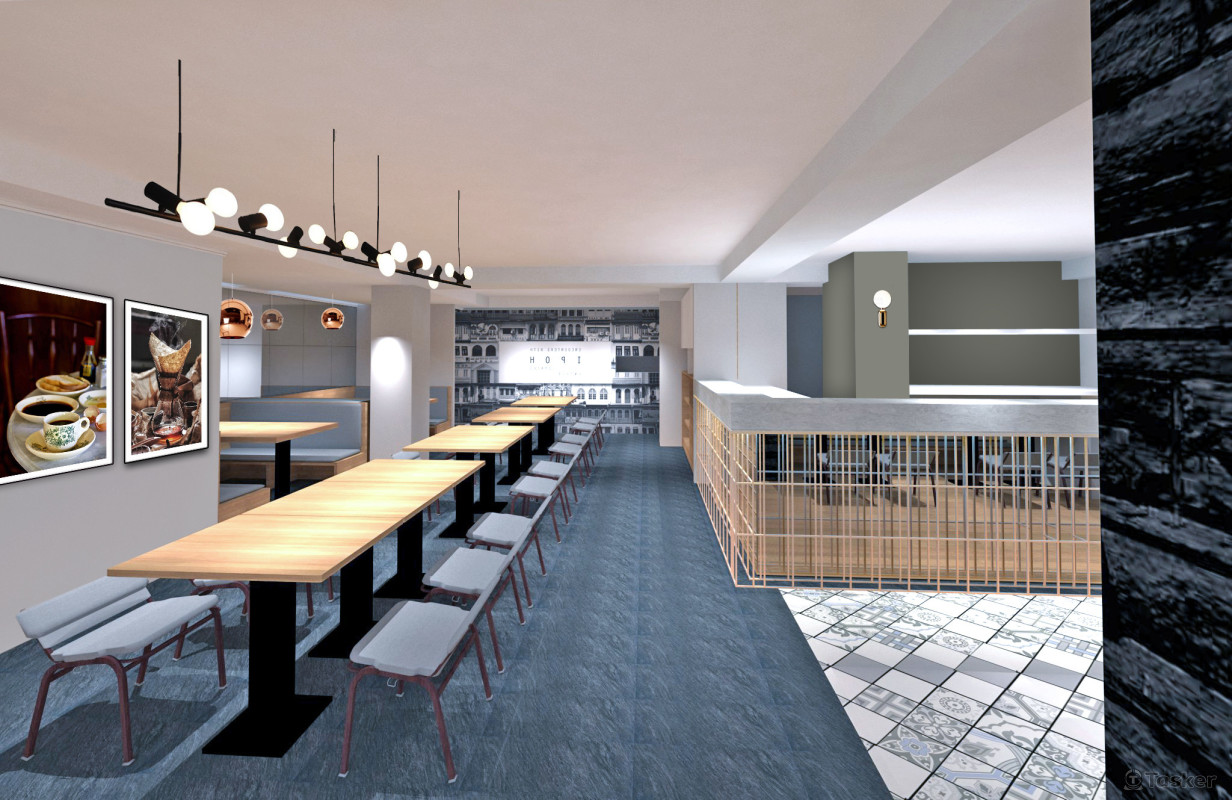 餐廳設計及繪製