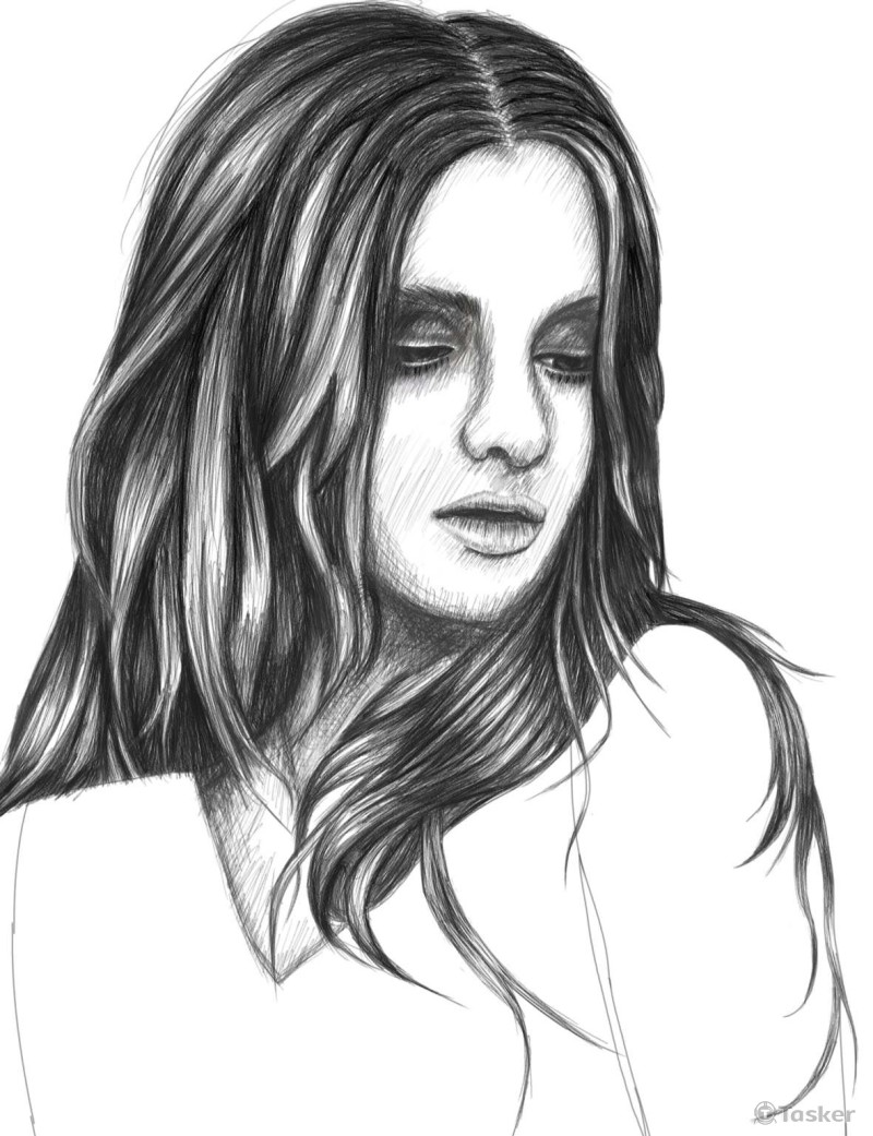 用撇的方式畫的圖