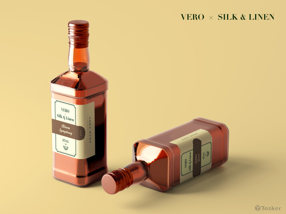 產品包裝_VERO × SILK & LINEN聯名香水貼紙