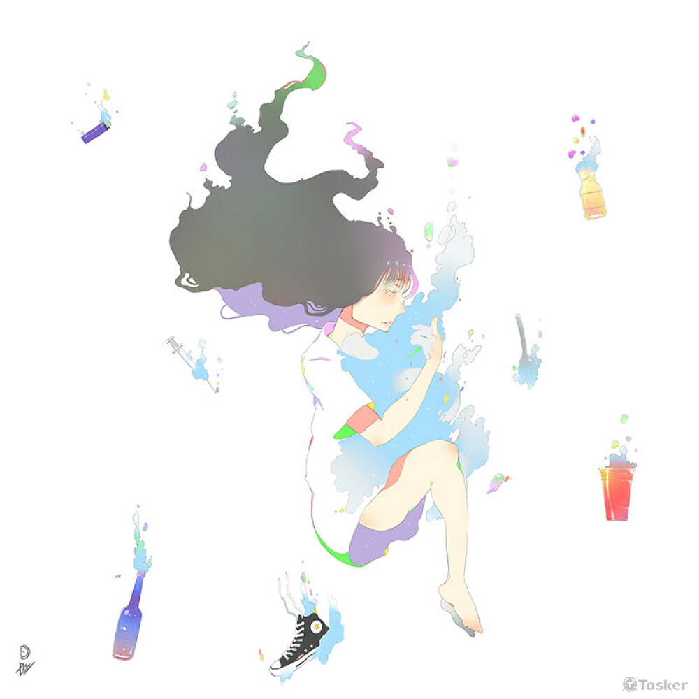 ILLUSTRATION → 我只能在夢裡抱住妳