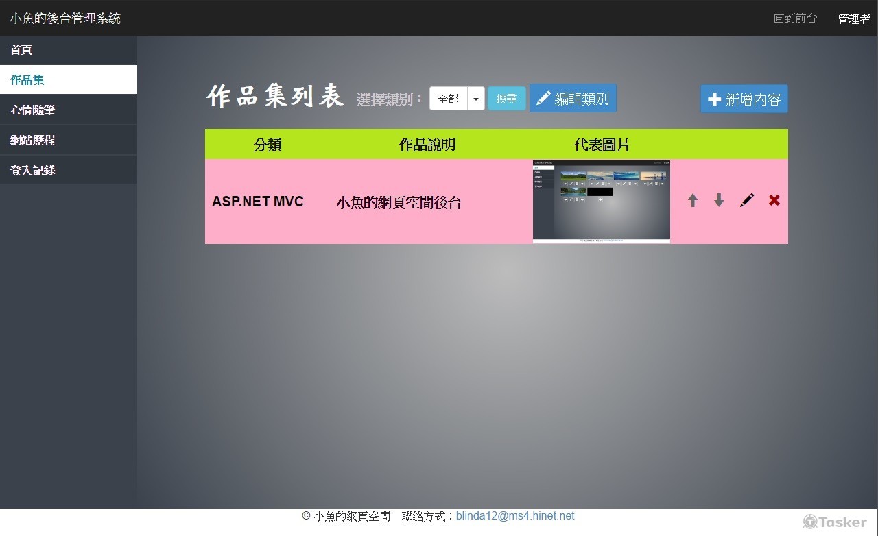 作品集列表