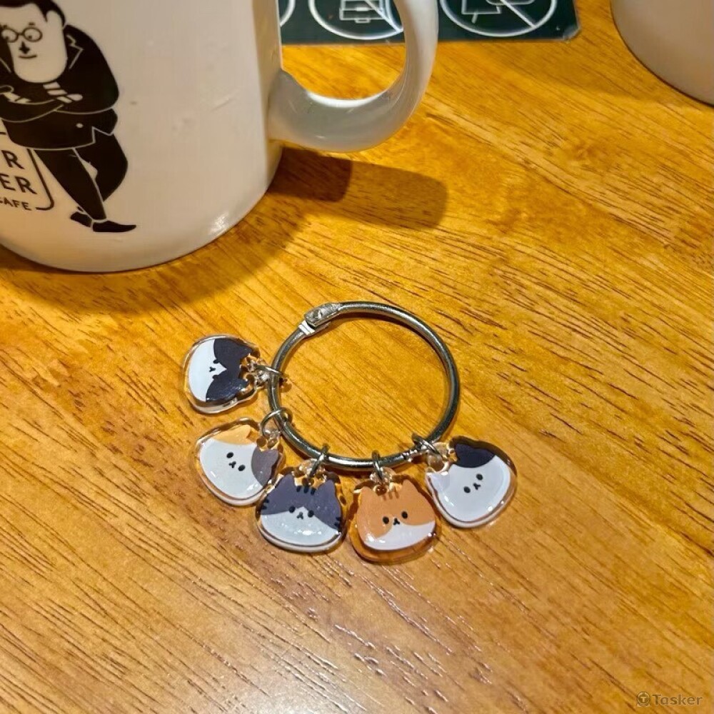 小貓串串吊飾