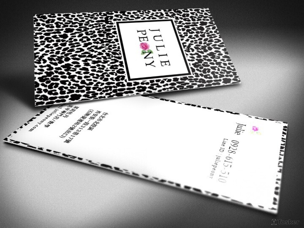 品牌-Juliepeony名片設計