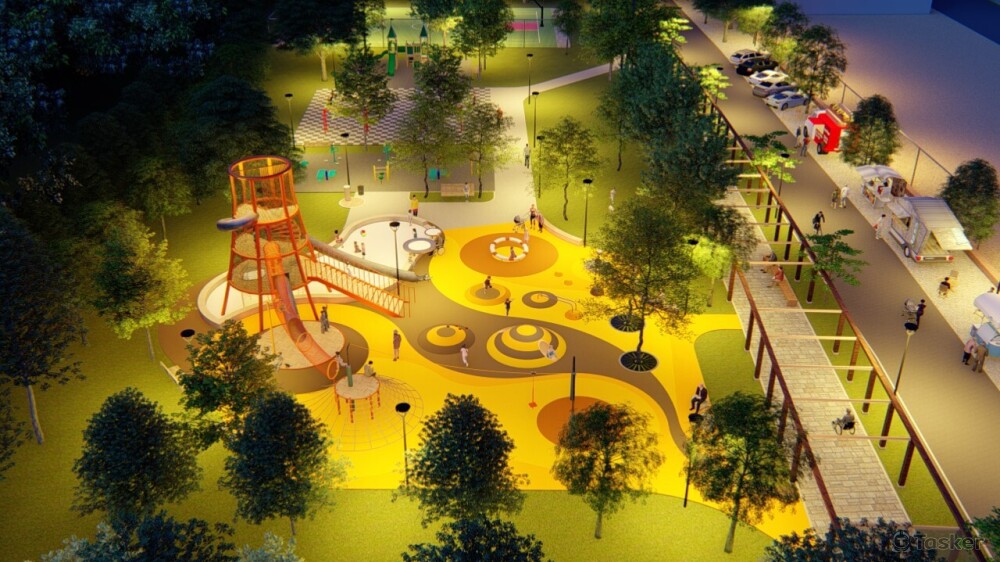 A4-遊憩場夜間圖