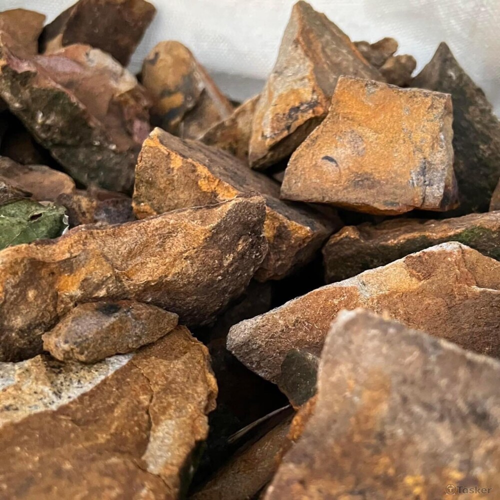 銹黃角料 適用於多肉介質 仙人掌介質 塊根植物 龍舌蘭舖面介質