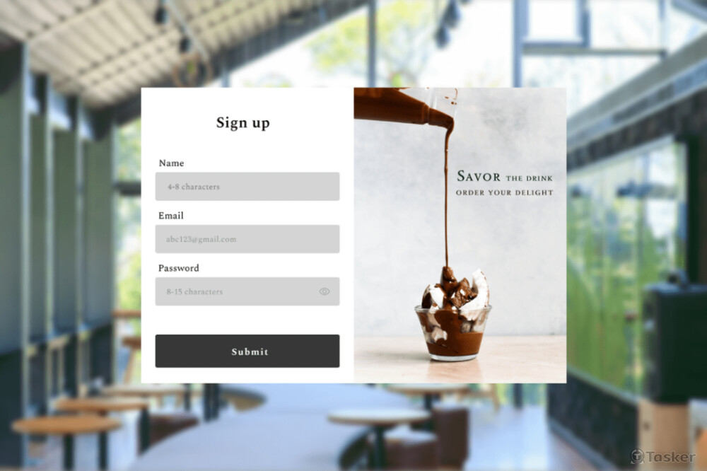 註冊頁網頁設計