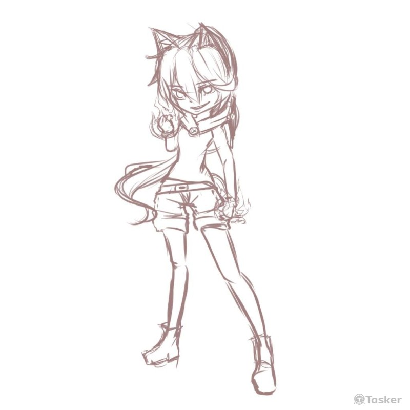 Q版戰鬥角色設計初稿