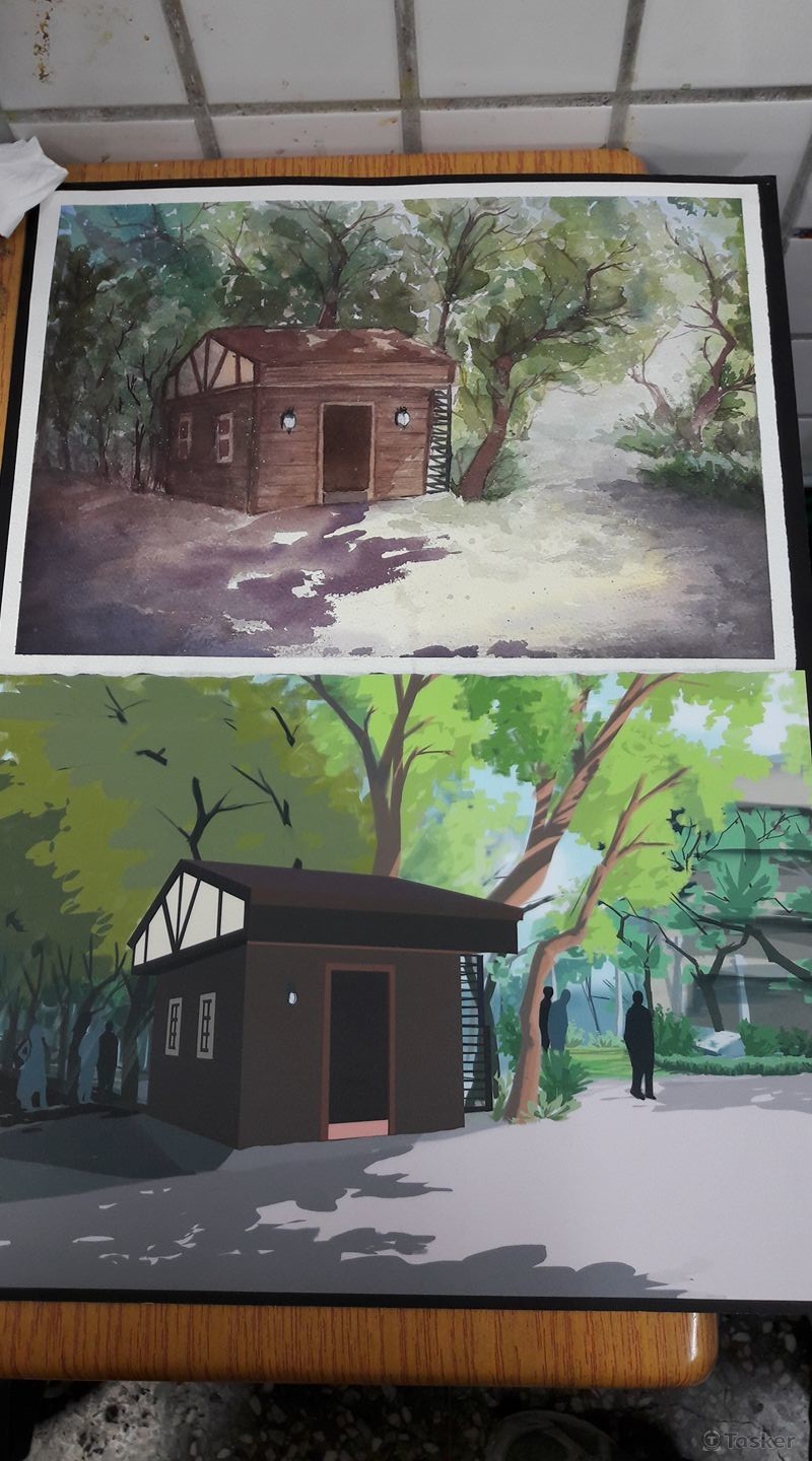 8K風景水彩/電繪