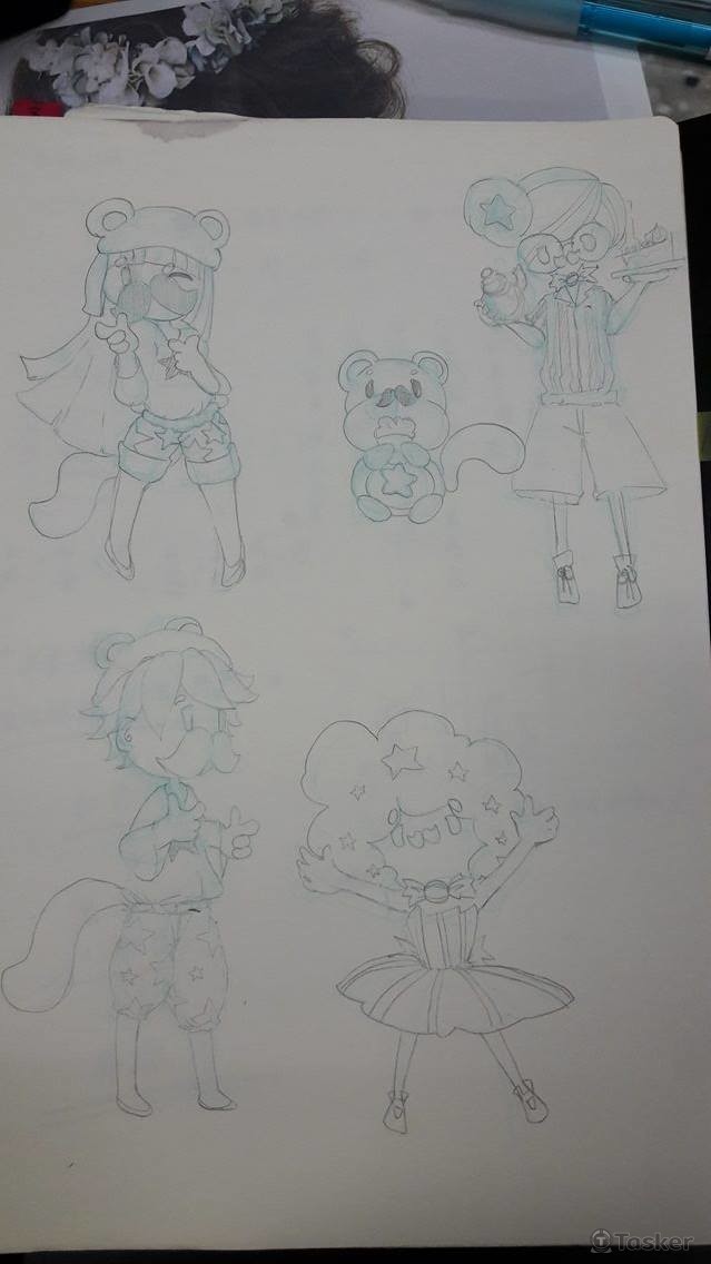 吉祥物設計手稿