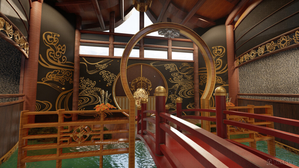 原創奇幻場景 搭配3D影片