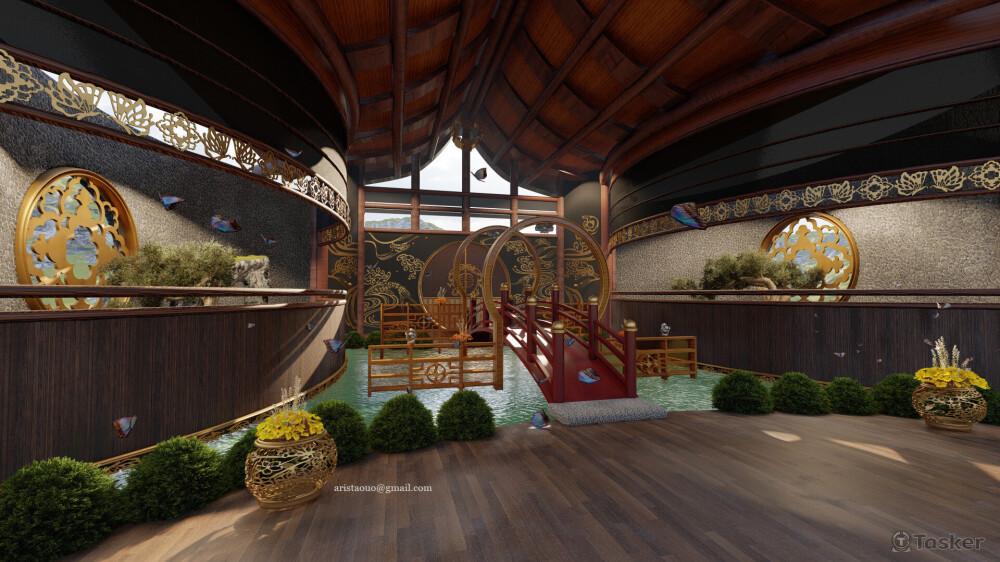 原創奇幻場景 搭配3D影片