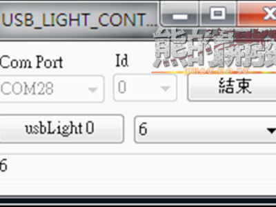 USB 人機介面 LED 功率控制器