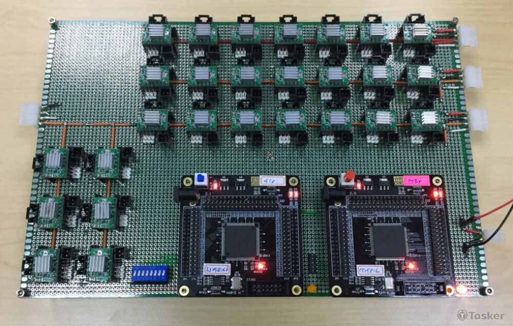 馬達控制電路 - 用於控制 27 個步進馬達的馬達控制電路