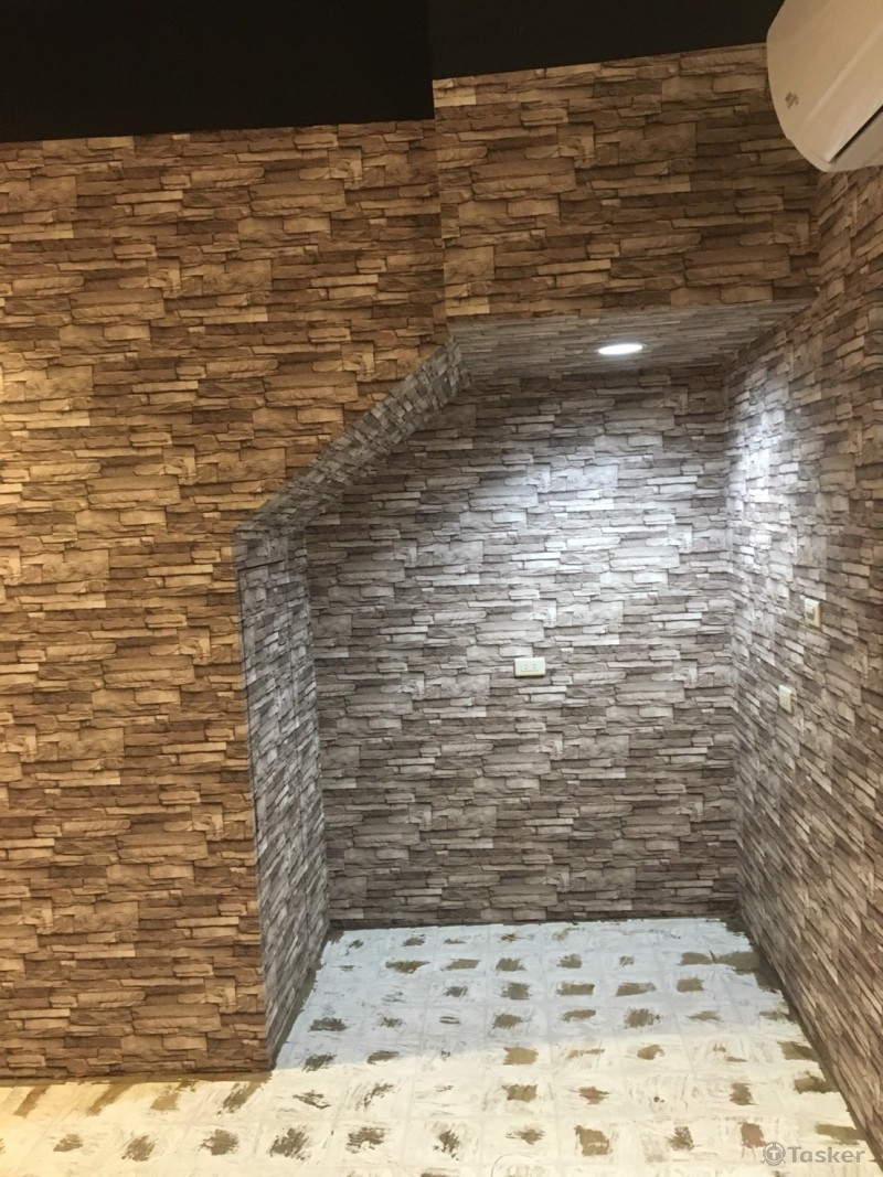 店面裝修壁紙塑膠地板