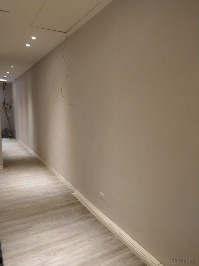 店面 樓梯塑膠地板壁紙裝修