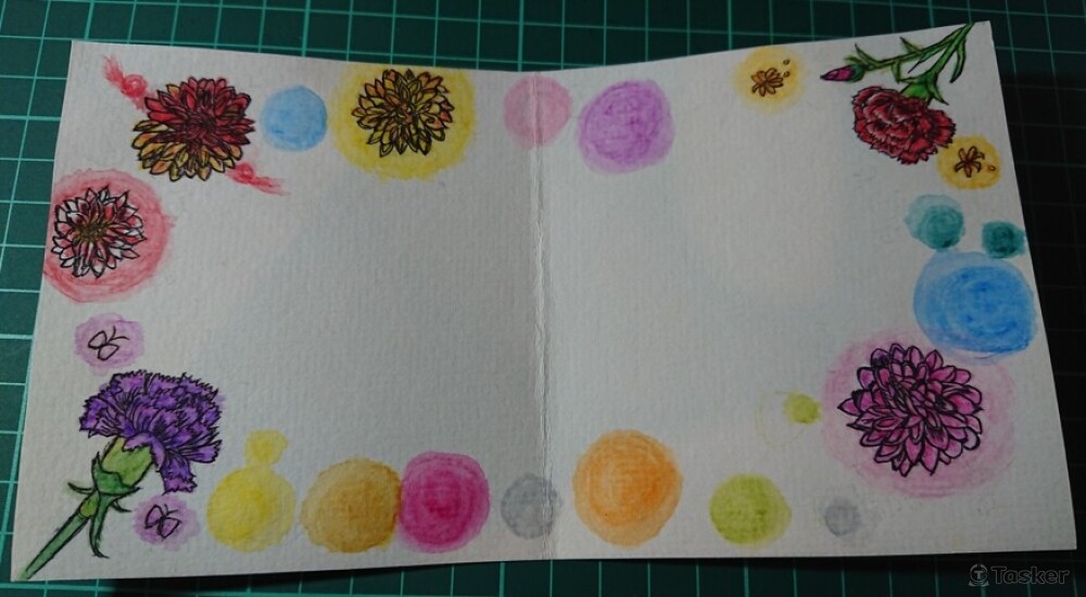 手工母親生日賀卡-內頁