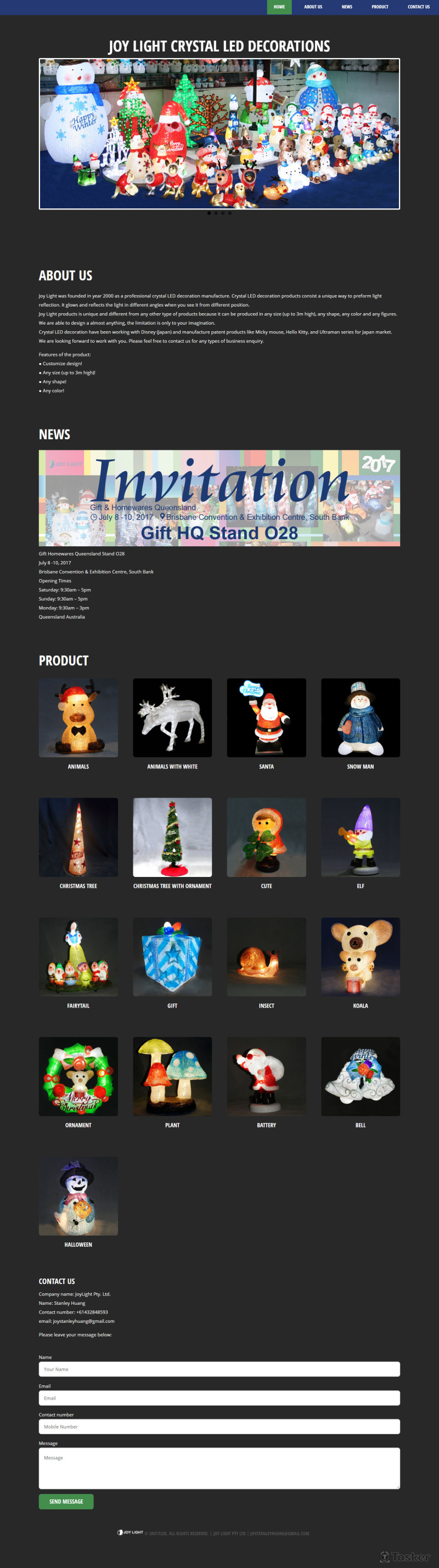 澳洲展覽燈飾網站