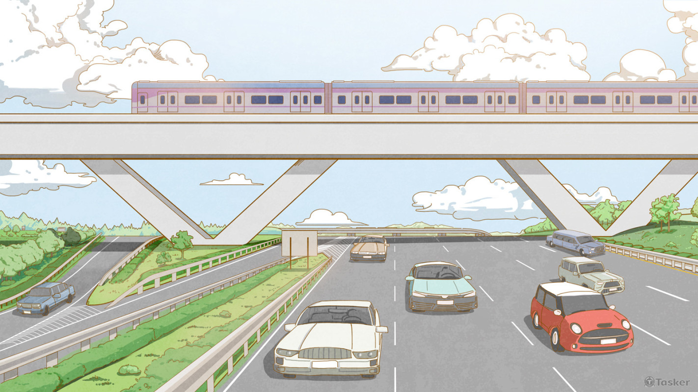 三井 outlet 廣告插畫素材