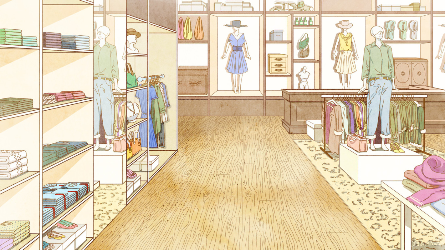 三井 outlet 廣告插畫素材