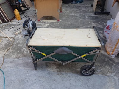 露營推車加裝餐桌