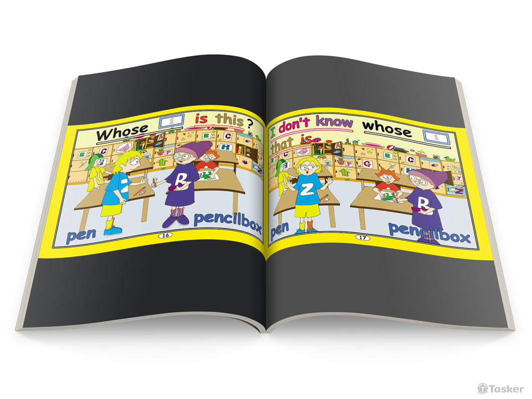 兒童美語書內頁