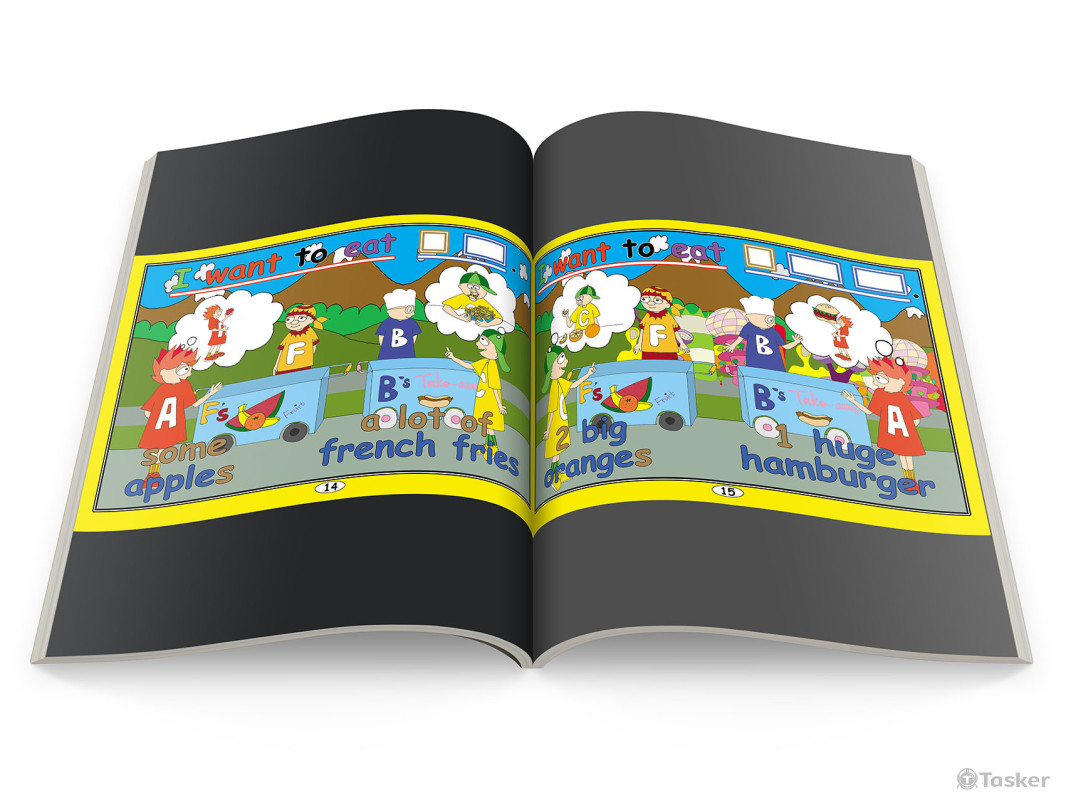 兒童美語書內頁