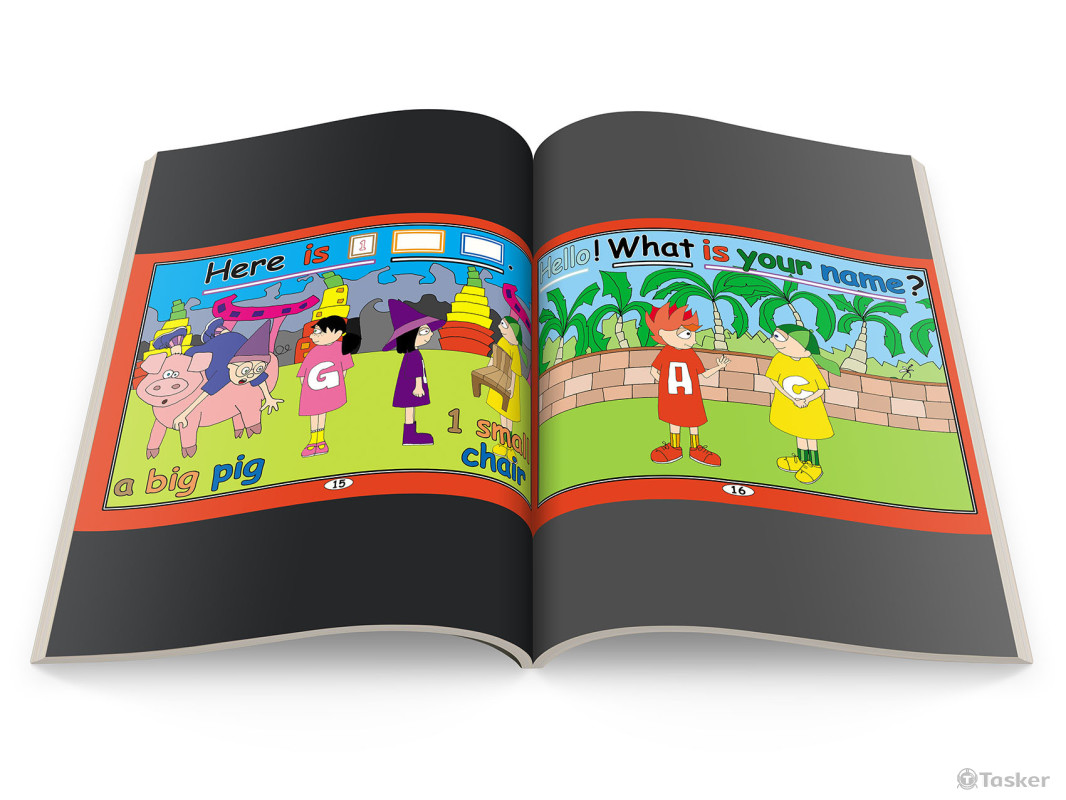 兒童美語書內頁