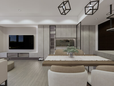 住家空間室內3D圖
