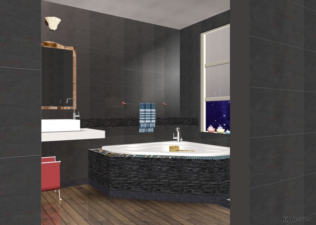 1-這款設計以暗色作為主色調