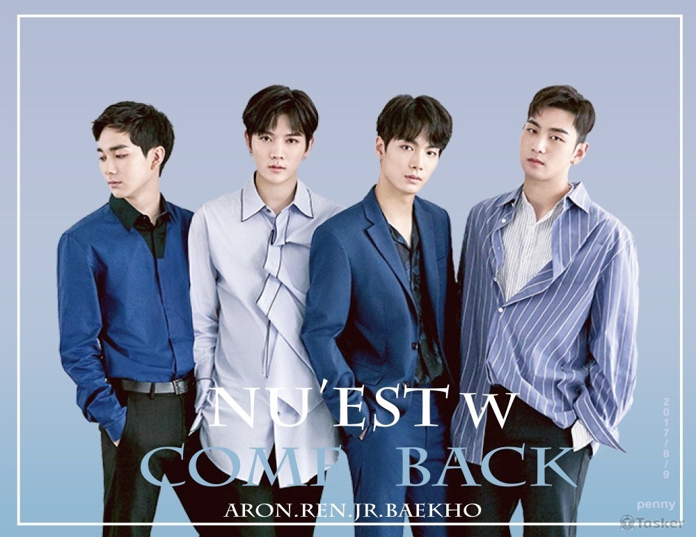 NU`ESTW 回歸海報