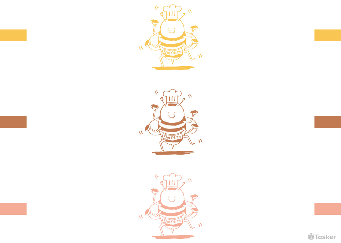 BeeStore餐車品牌LOGO設計