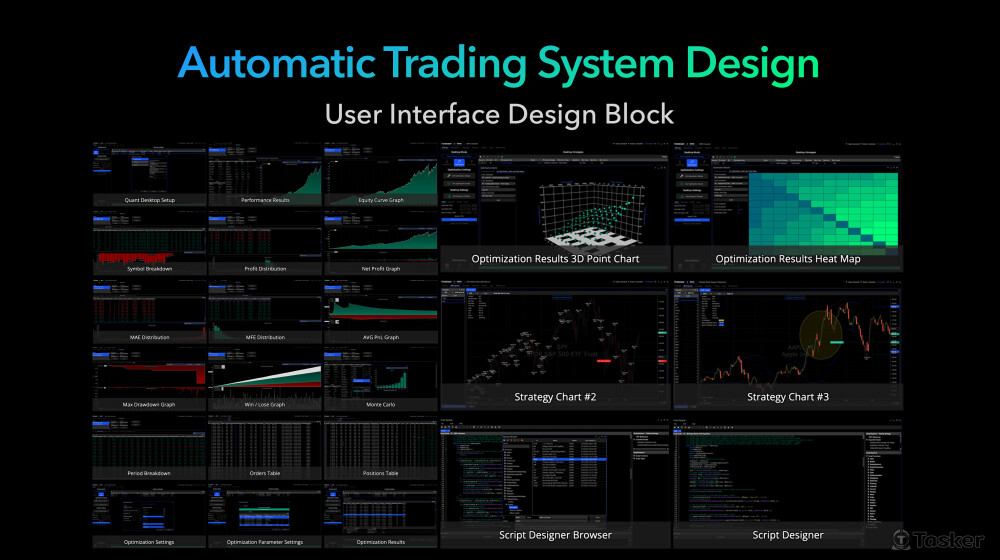 Automated Trading Strategy UI Interface｜RLSTUDIO｜出任務 Tasker