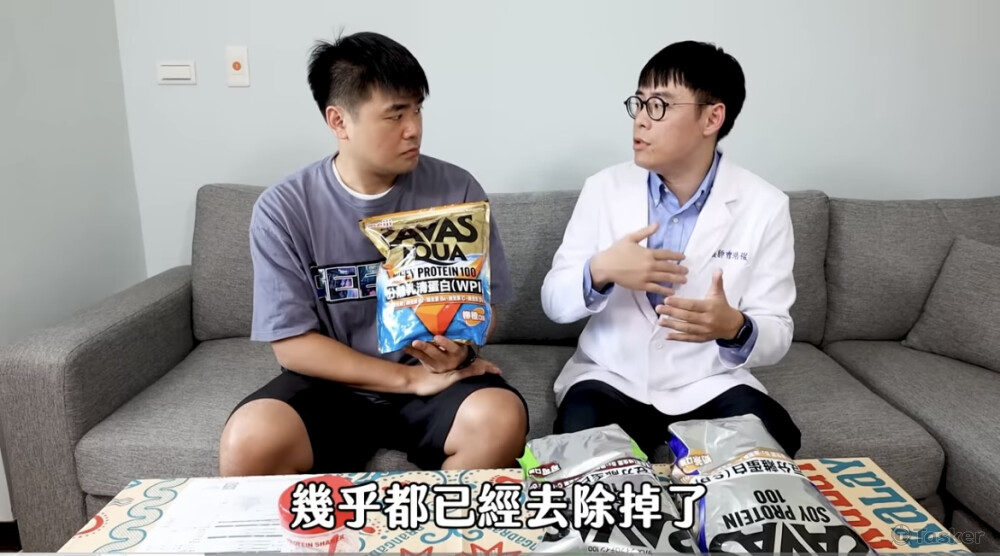 擔任知名YouTuber企畫案中營養師