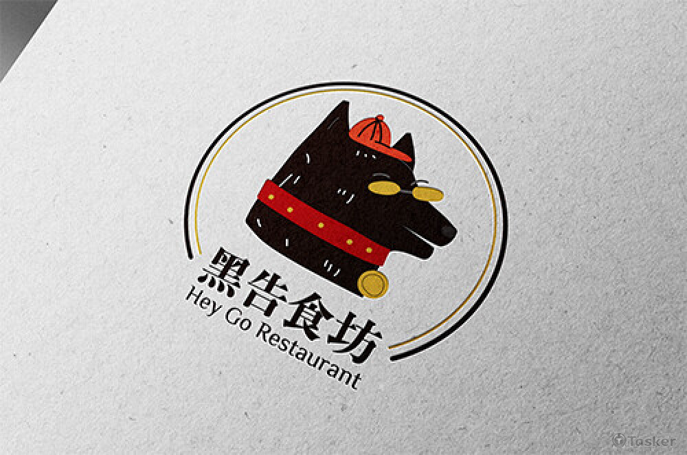 以手繪插畫風格，將店狗的形象繪製出俏皮感，呼應年輕、活力的形象與客群。