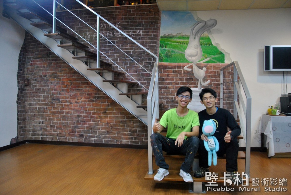 店面牆壁彩繪  Line ID: c75342