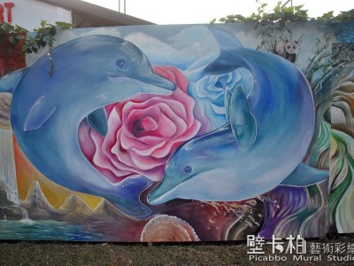 牆壁彩繪 原創作品
