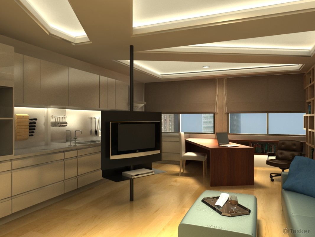 室內空間3D渲染