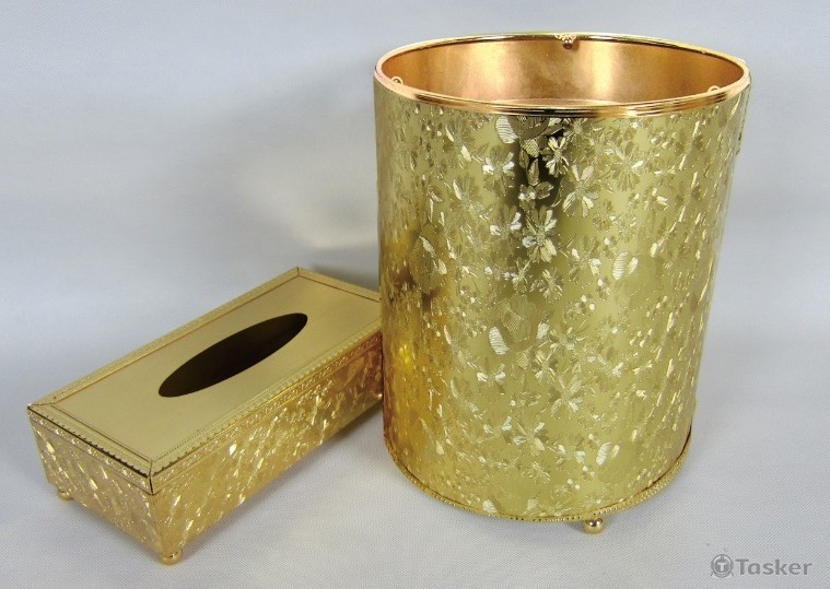 Gold Dustin and Tissue Box Set