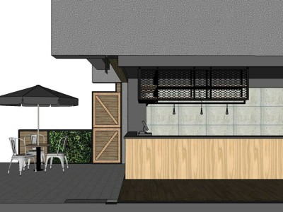 工業風餐飲店面