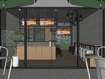 工業風餐飲店面