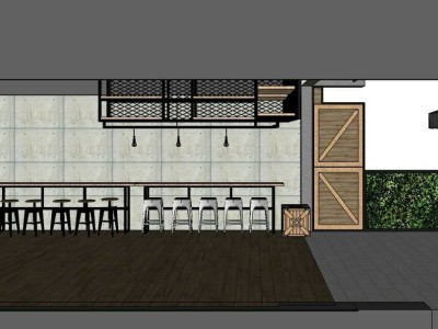 工業風餐飲店面