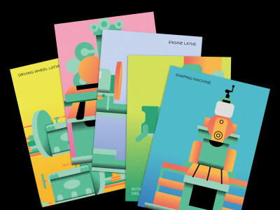 鐵博機具海報設計