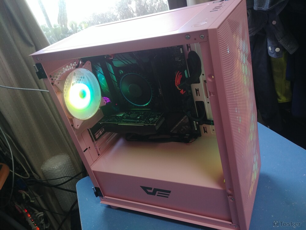 客人的粉色機殼