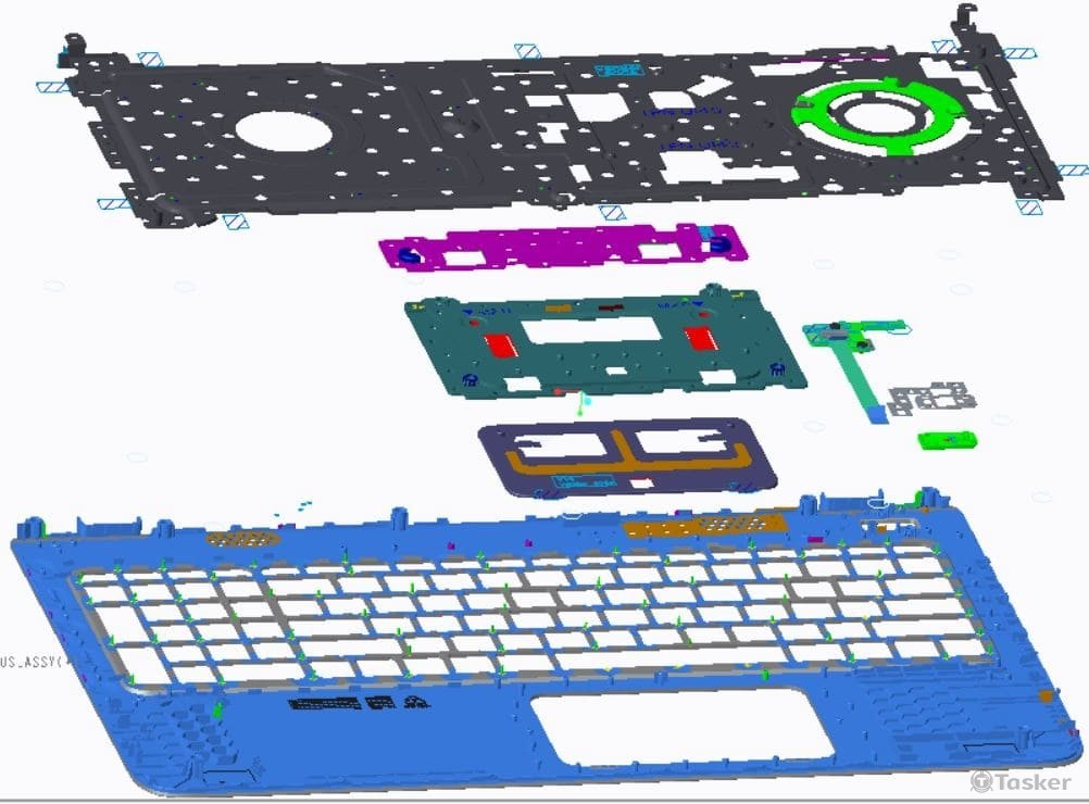 電子產品上蓋組立件設計