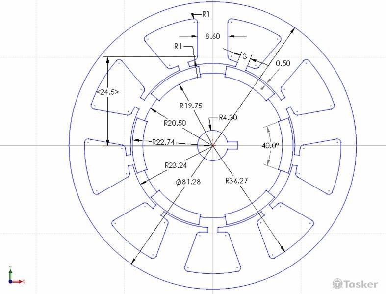 無刷直流馬達尺寸