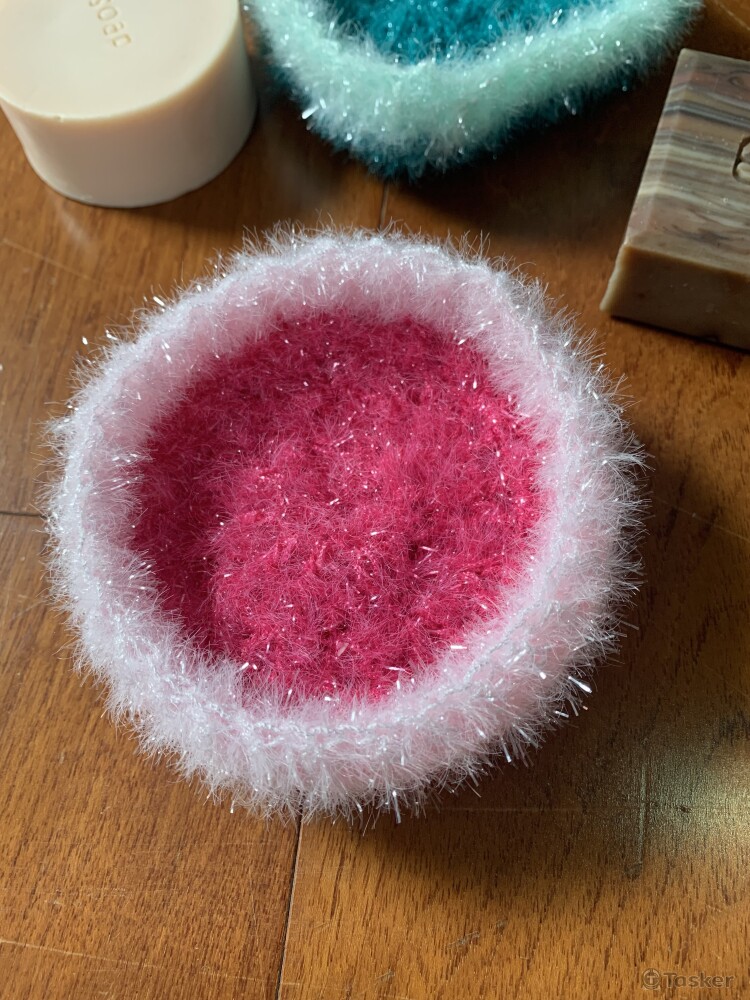 鈎針編織小物 皂盤