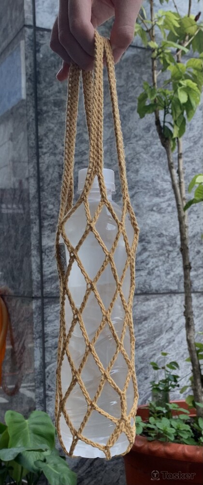 鈎針編織 飲料袋